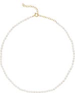Freya Rose Rice Pearl Necklace