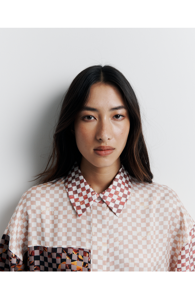 Romy June Shirt collaboration with Phoebe Willis, Alternate, color, Checkmate
