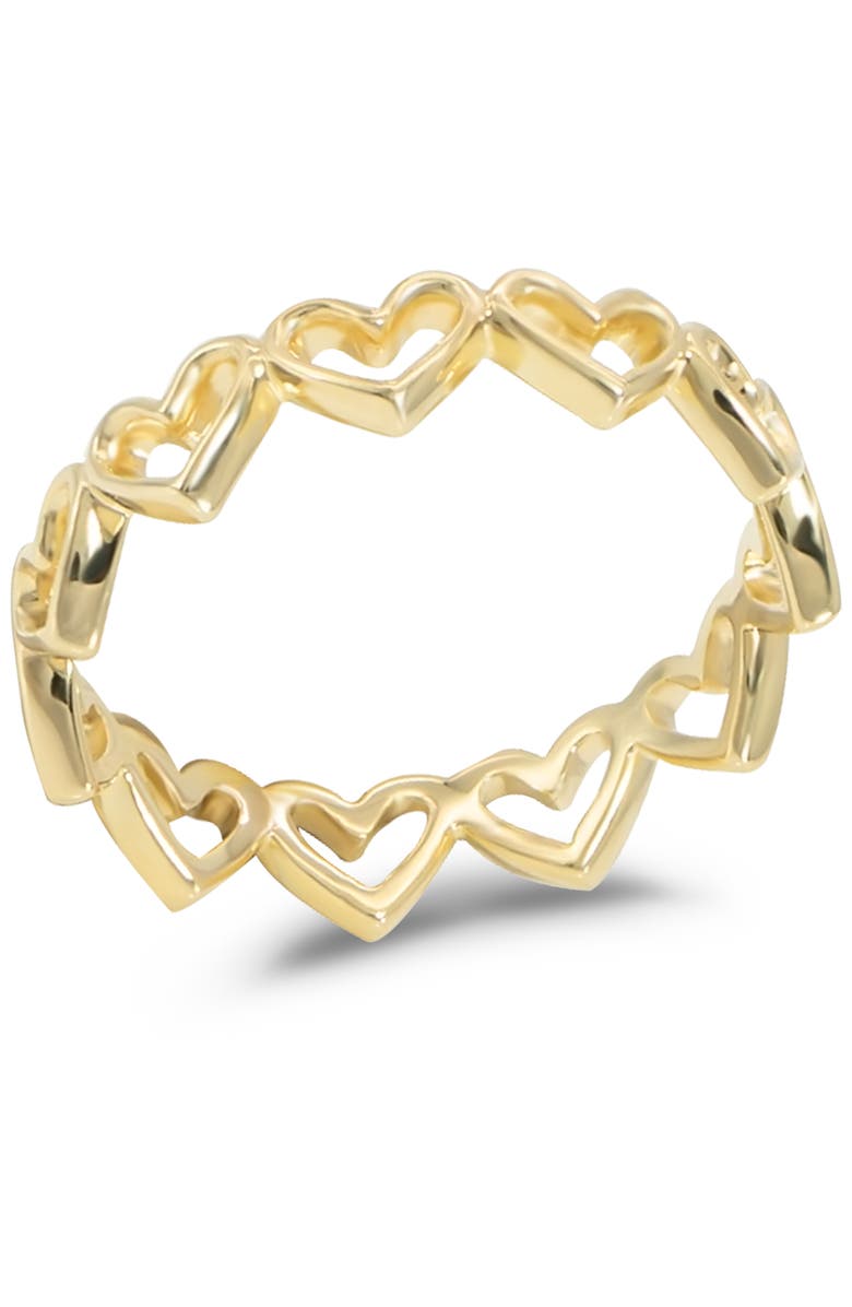 DEVATA Sweet Heart Ring in 14K Gold, 5mm, Alternate, color, Yellow Gold