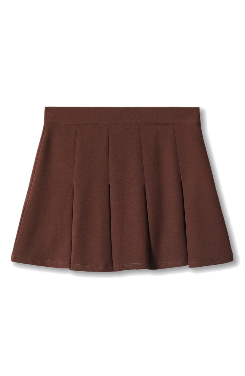 MANGO Wide Pleated Miniskirt, Alternate, color, 