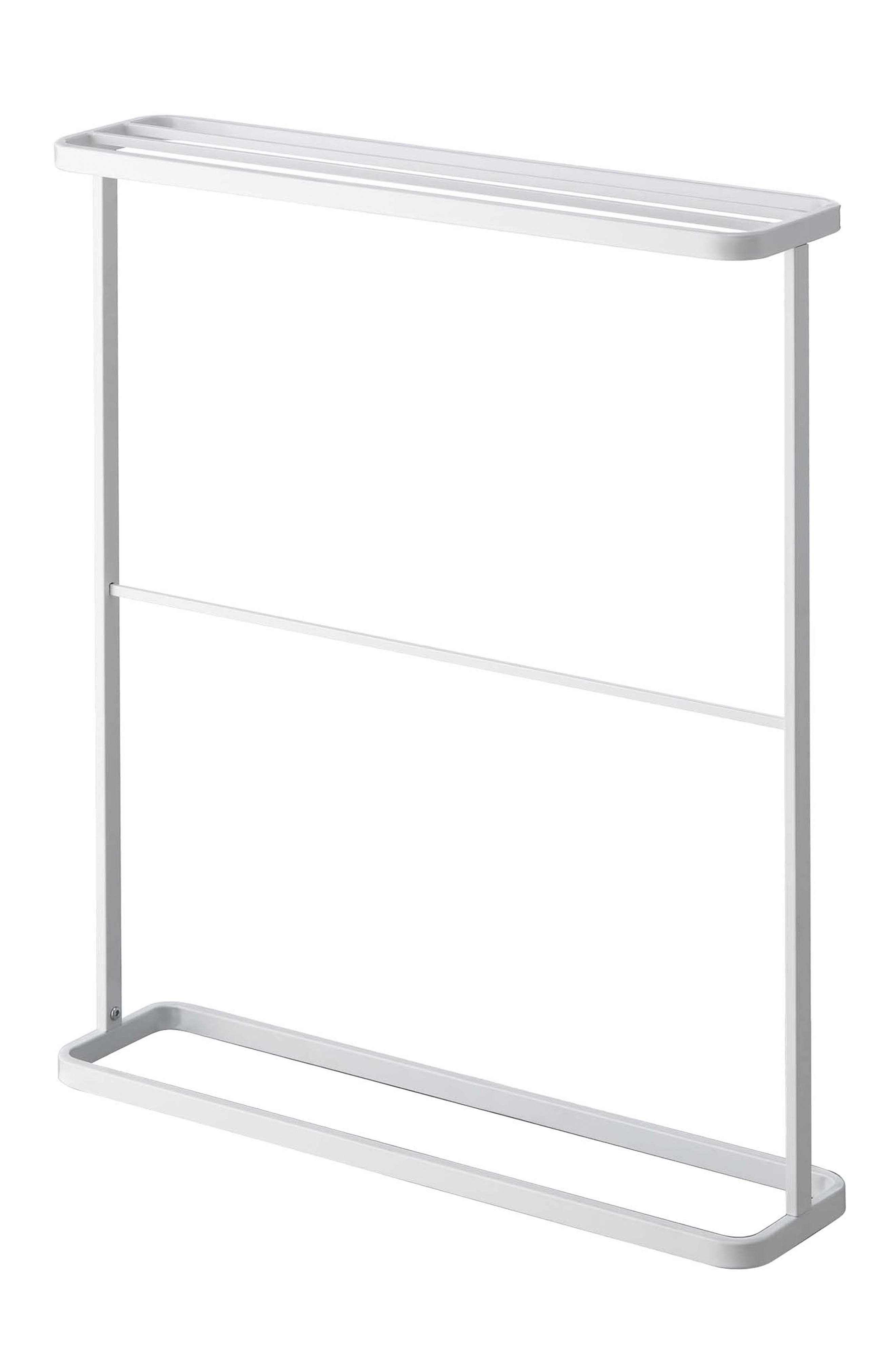 Yamazaki Bath Towel Hanger In White