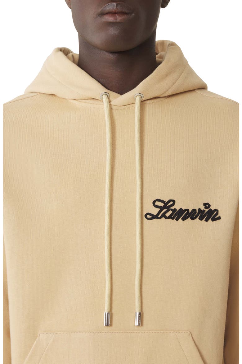 White Lanvin Ribbon Hoodie, Alternate, color, White