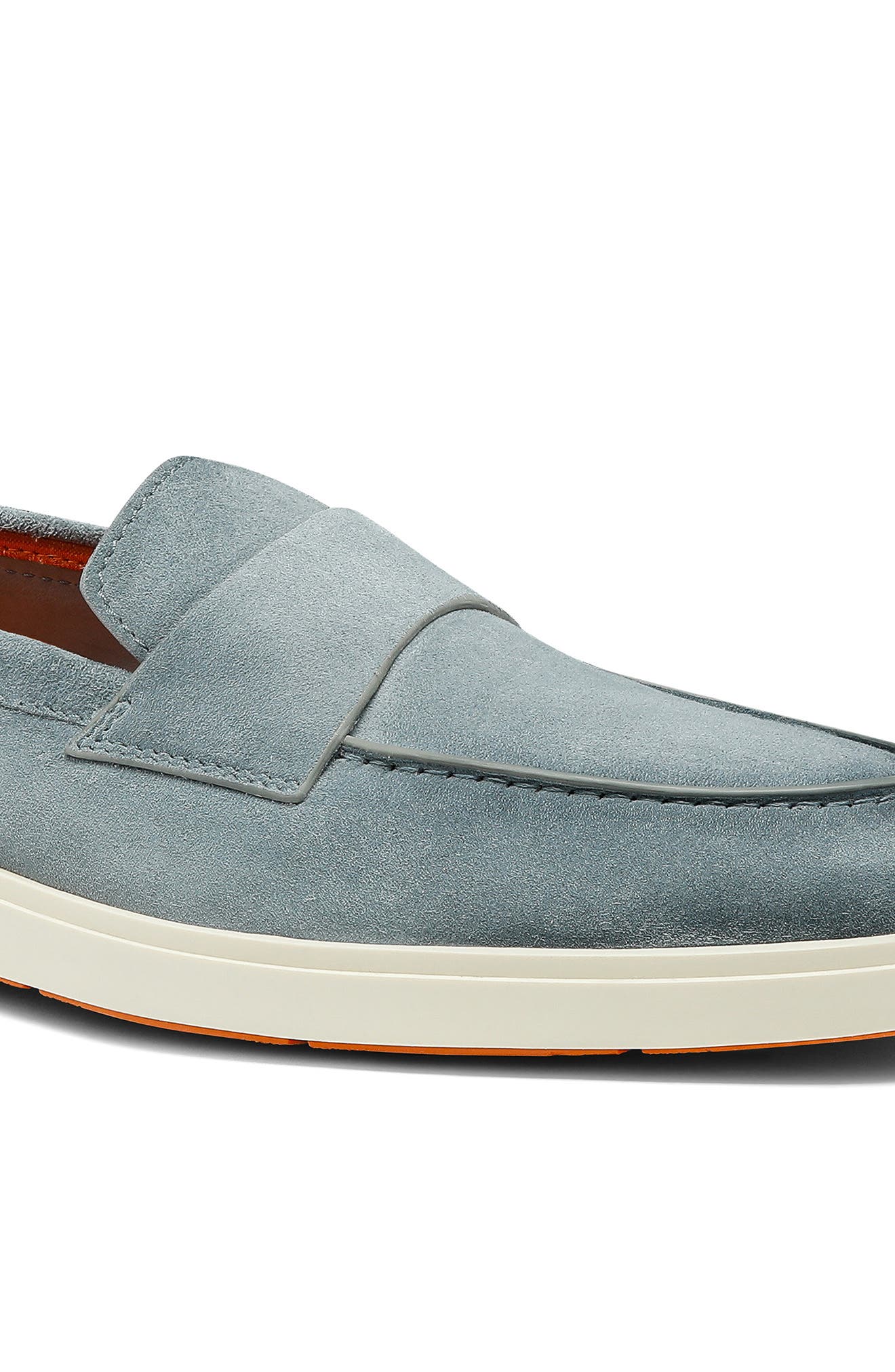 Santoni Revolve Loafer, Alternate, color, Grey