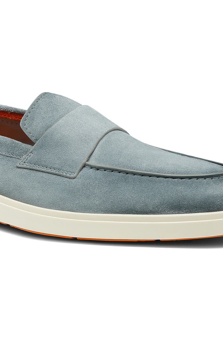 Santoni Revolve Loafer, Alternate, color, Grey