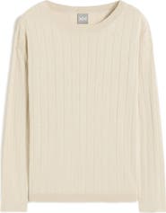 MM by Max Mara Attuale Rib Silk & Cotton Sweater