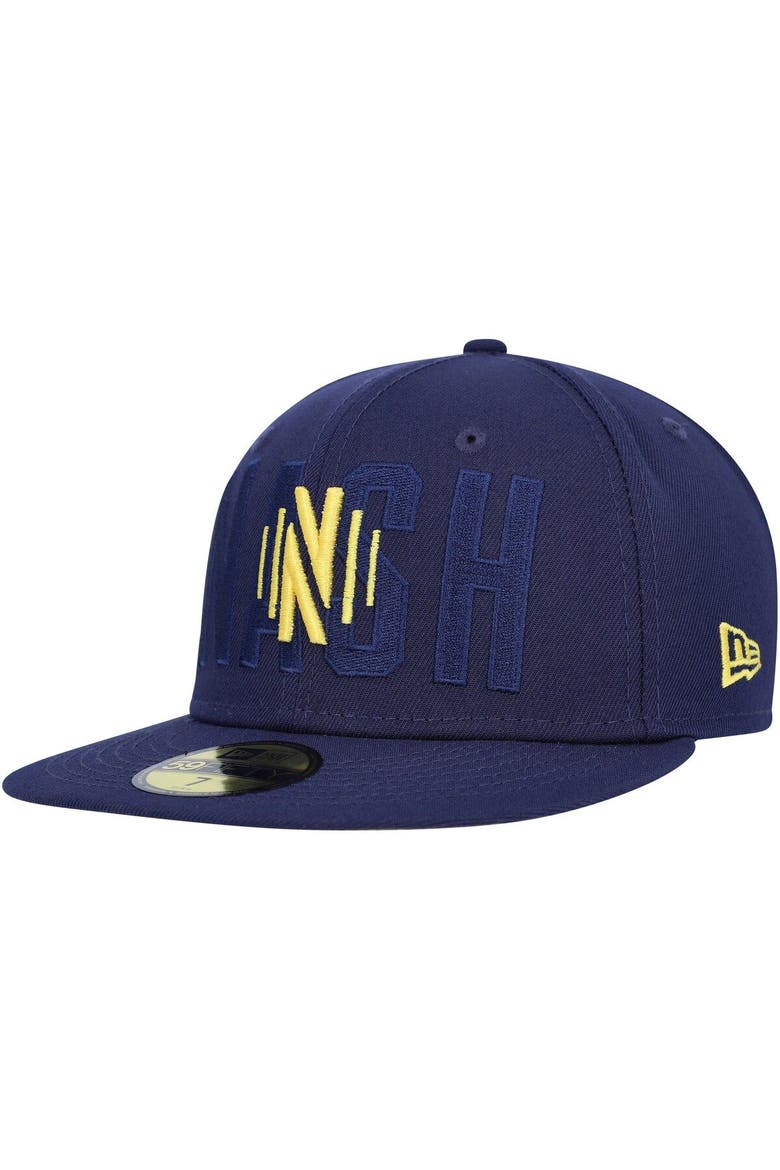 Men's New Era Navy Nashville SC Kick Off 59FIFTY Fitted Hat, Alternate, color, Navy