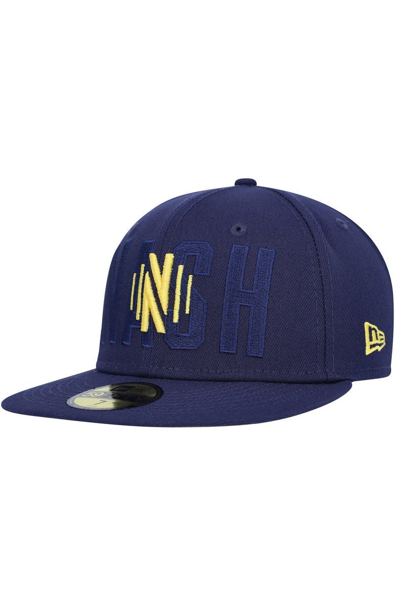 New Era Men's New Era Navy Nashville SC Kick Off 59FIFTY Fitted Hat, Alternate, color, Navy