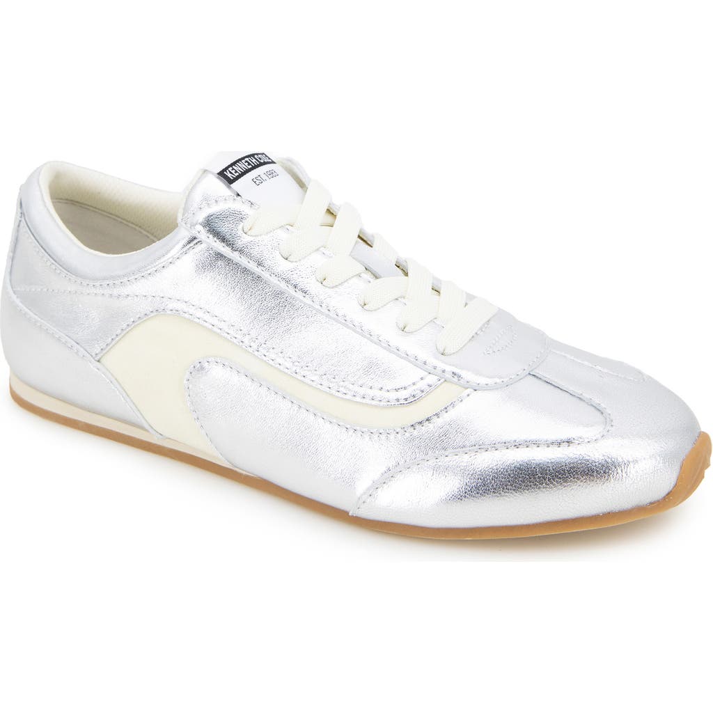 Kenneth Cole Alma Sneaker in Silver Leather  product