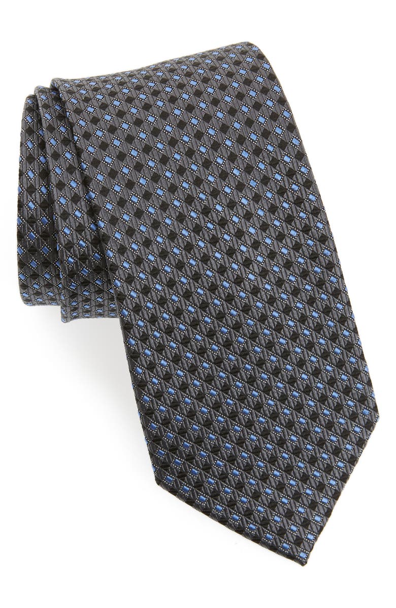 NORDSTROM MEN'S SHOP Nordstrom Check Silk Tie, Main, color,