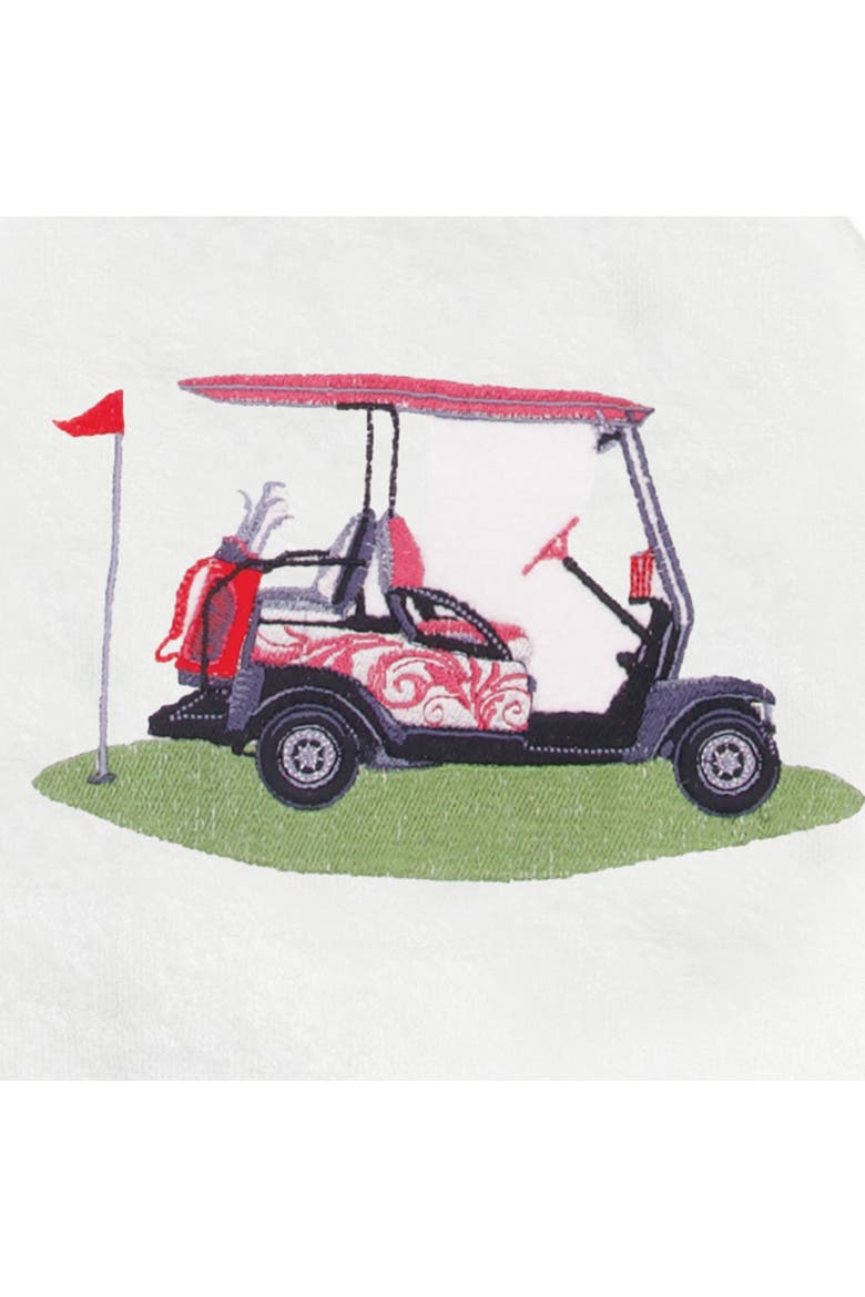 Fore the Ladies Golf Cart Sports Vehicle 100% Cotton Terrycloth Towel, Alternate, color, Pink