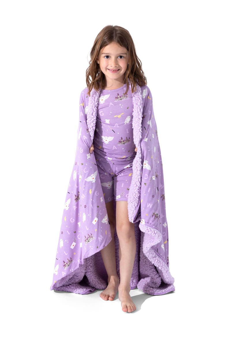 Hedwig's Magical Mail Kids 2-Piece Short Sleeve & Shorts Pajama Set, Alternate, color, Hedwig's Magical Mail