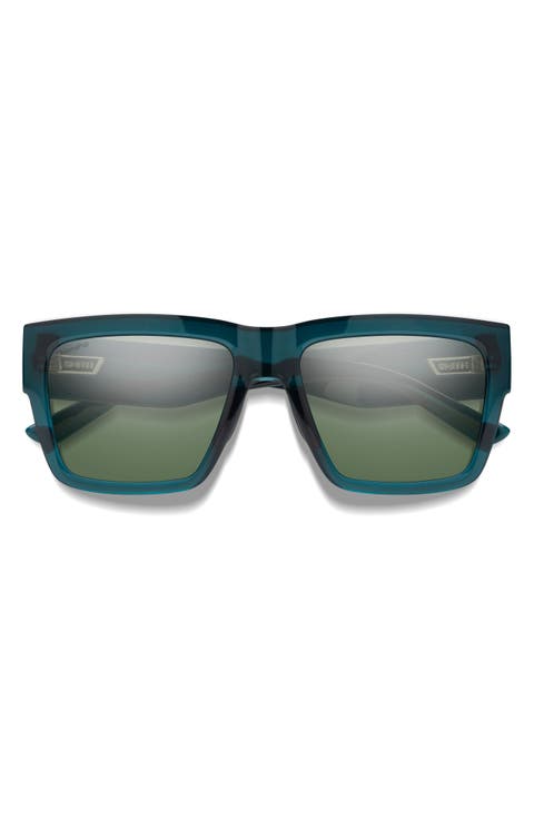 Lineup 58mm ChromaPop™ Polarized Rectangular Sunglasses