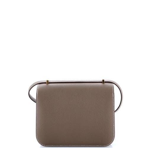 Pre-owned Hermes Hermes Constance Nm Bag Epsom 18 In Brown
