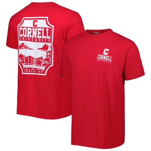 Men's Red Cornell Big Red Logo Campus Icon T-Shirt