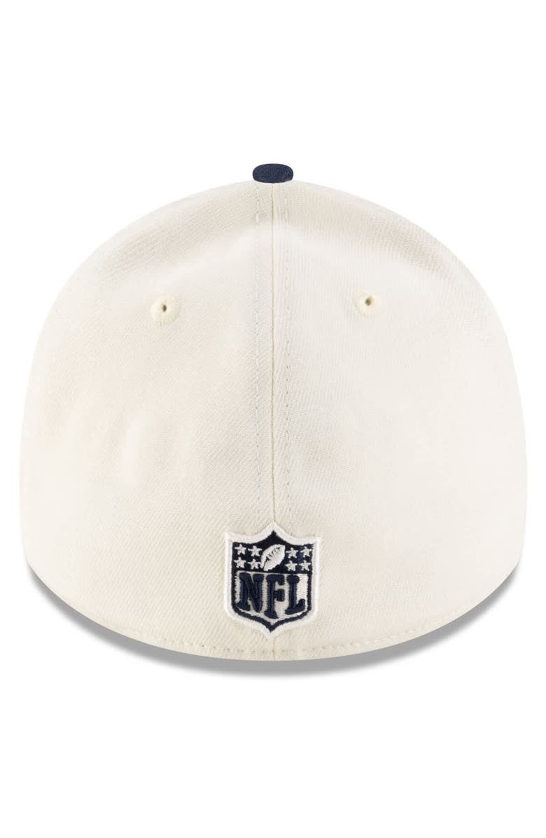 New Era Men's New Era Cream/Navy New England Patriots 2025 NFL Draft 39THIRTY Flex Hat, Alternate, color, Cream
