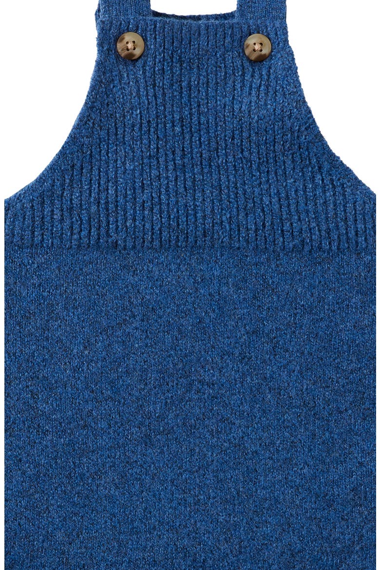 Baby Organic Blend Knit Dungaree, Alternate, color, Midnight Sky Marle