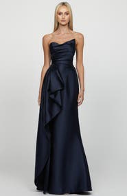 Bariano Kasery Asymmetric Gown