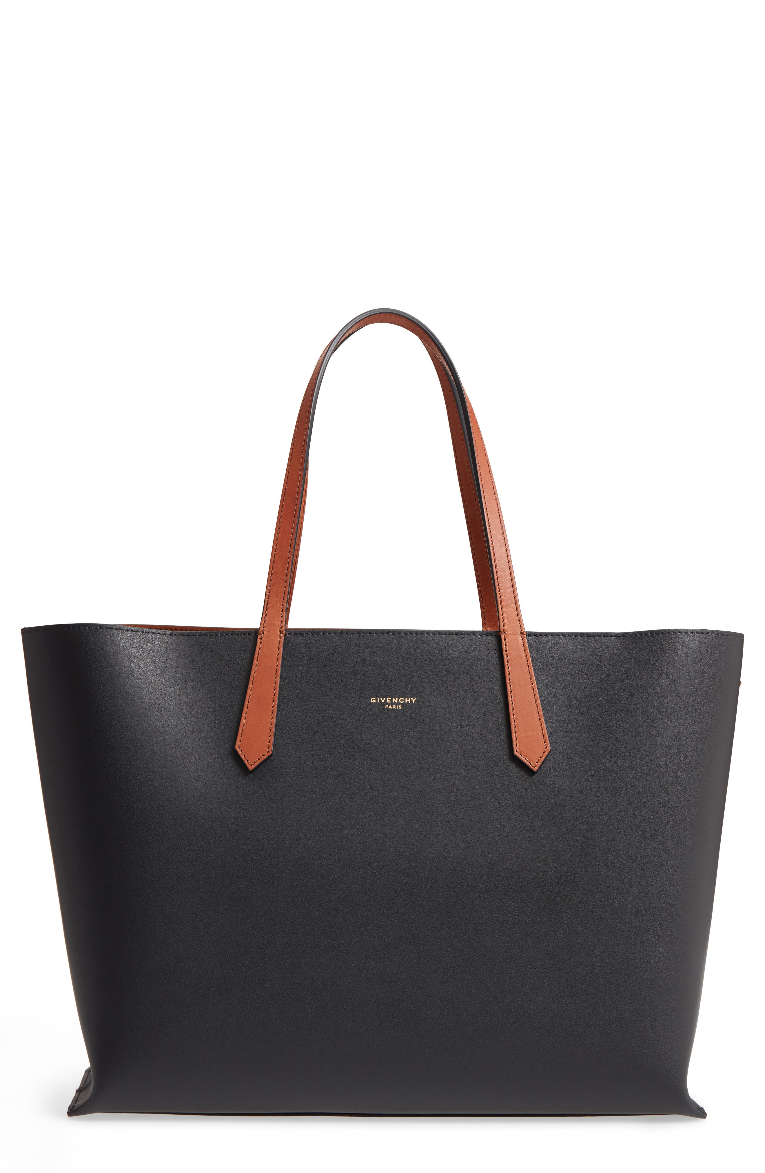 Givenchy Antigona Calfskin Leather Shopper, Main, color, 