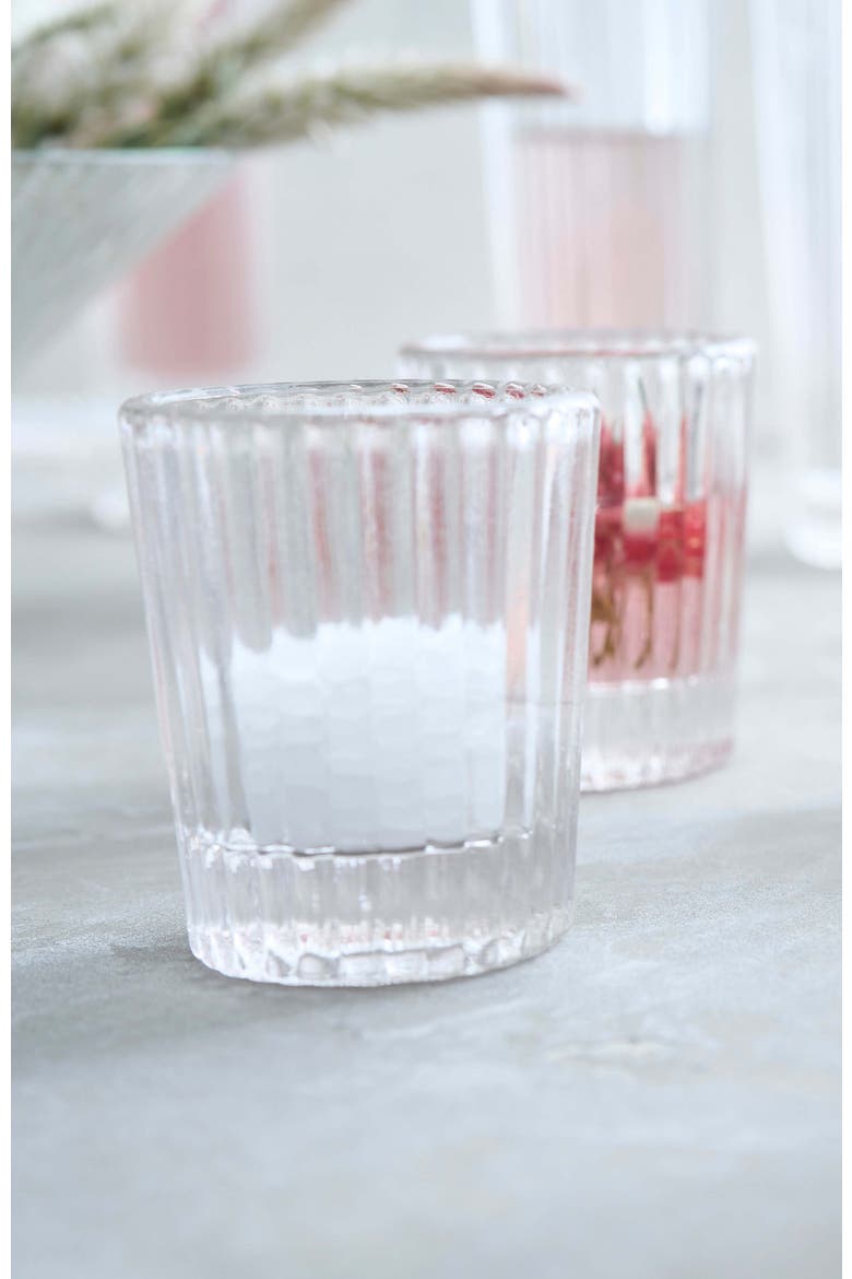 Pressed Clear Shot Glasses - Set of 6, Alternate, color, Clear