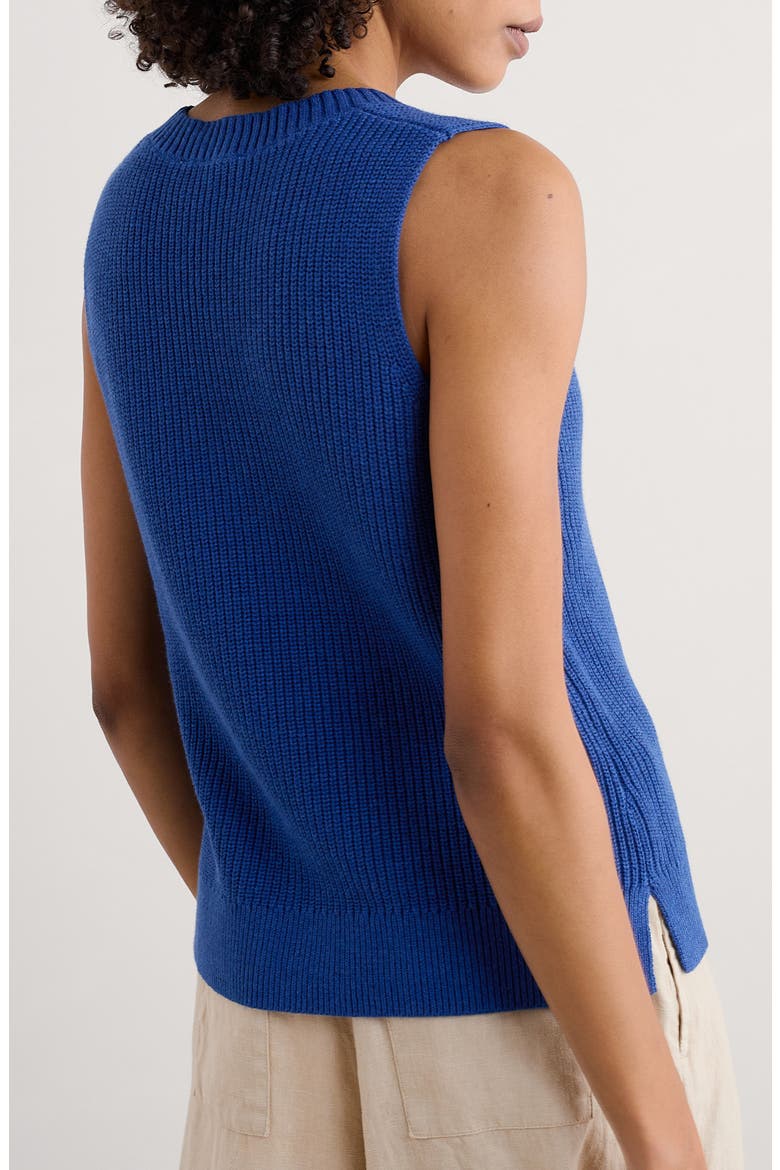 Lookout Point Sweater Vest, Alternate, color, KNIT MELANGE BRIGHT MARINE