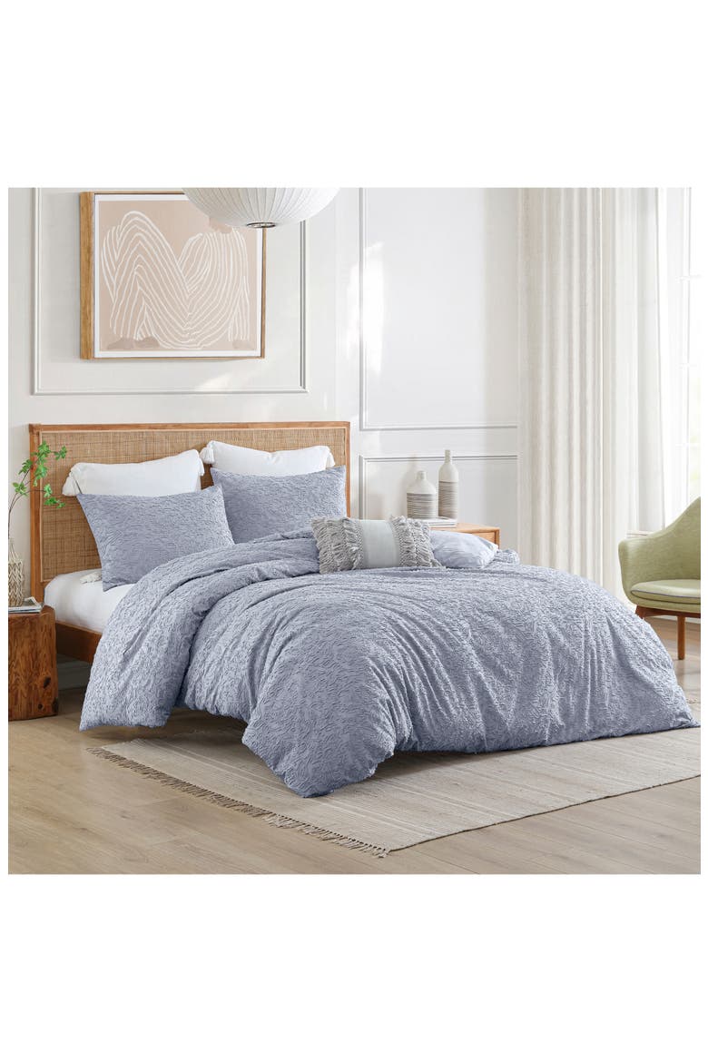Floral Cutwork Comforter & Shams Set, Alternate, color, LILAC