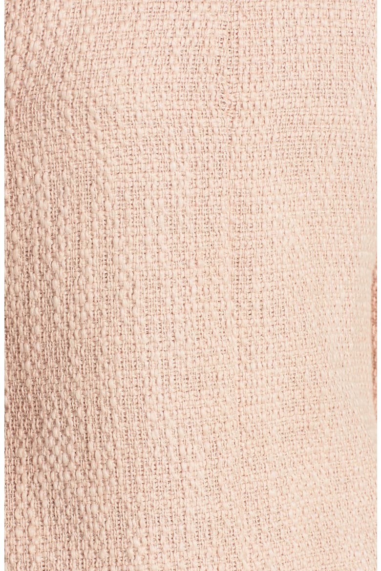 Tweed Swing Moto Jacket, Alternate, color, BLUSH
