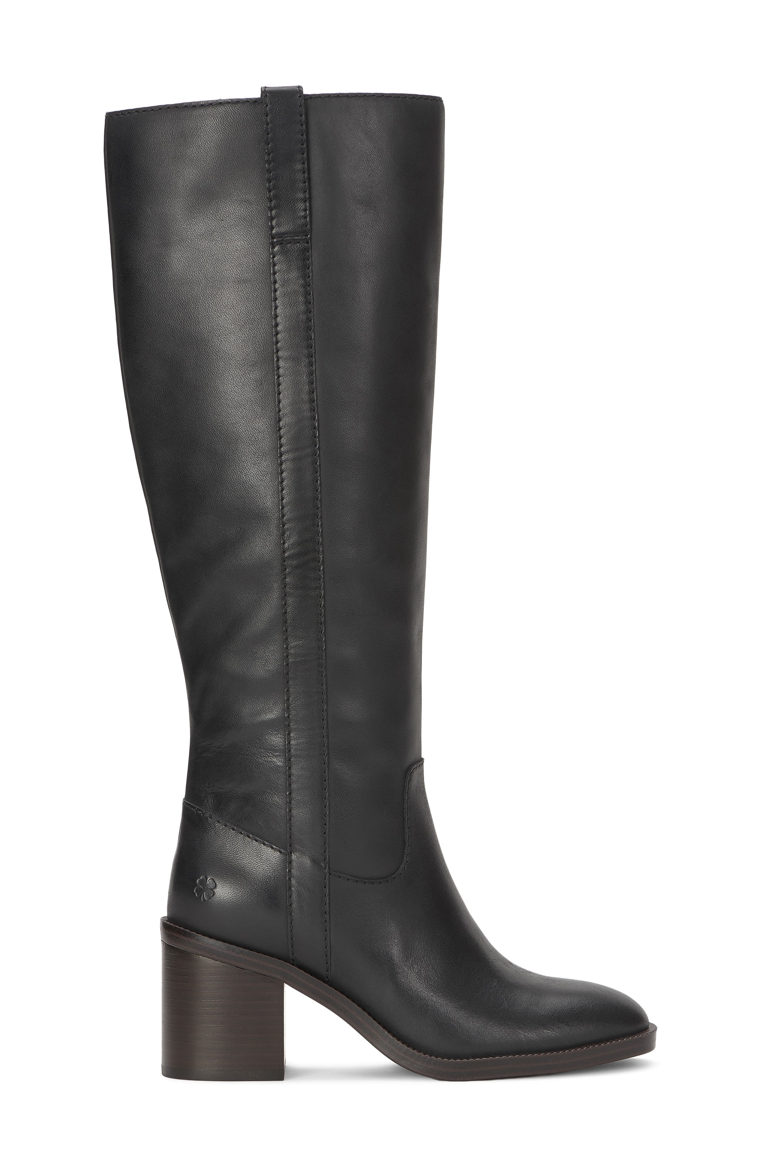 Adana Knee High Boot, Alternate, color, BLACK