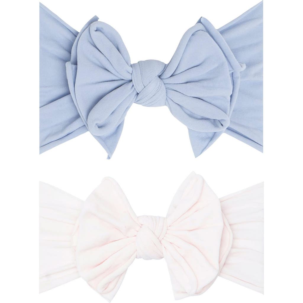 Baby Bling 2-pack Fab-bow-lous Headbands In Multi