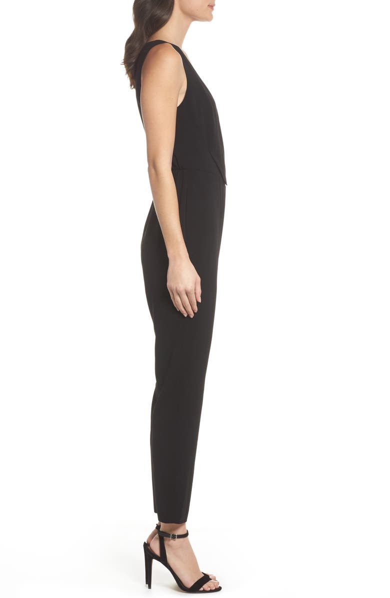 Ali & Jay Asymmetrical Pleat Jumpsuit, Alternate, color, 