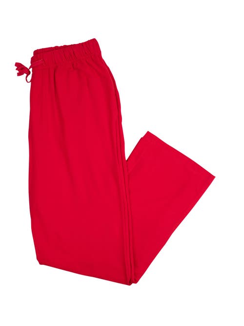 Rufflebutts Modal Blend Gender Inclusive Adult Pajama Pants In Red