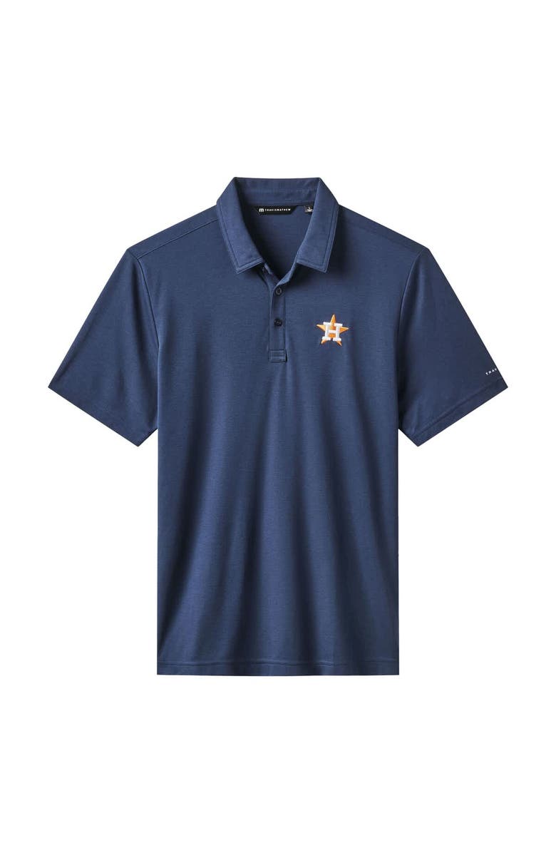 TravisMathew Men's TravisMathew Navy Houston Astros Playoff Pitch Polo, Alternate, color, Navy