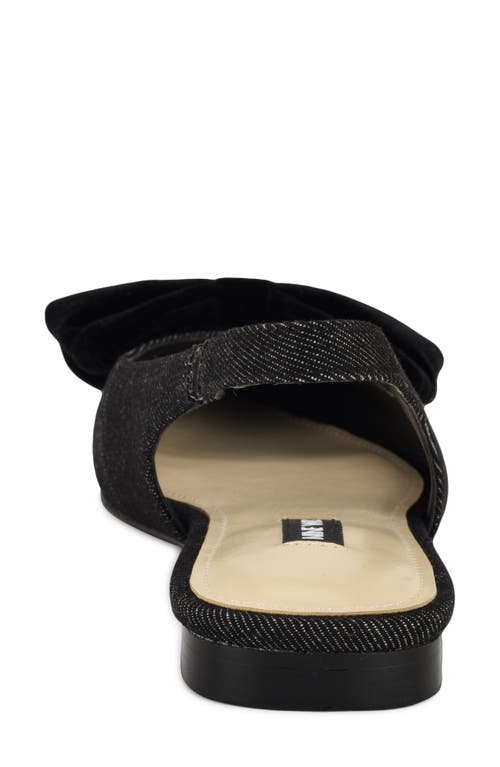 Nine West Daylo 7 Womens Knit Slip On Heels In Black 001