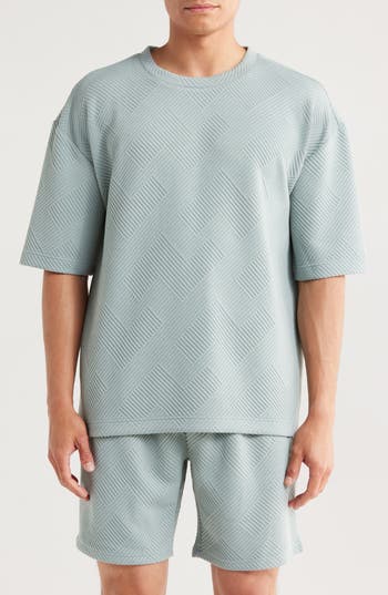 Fleece Factory Geometric Jacquard T-shirt