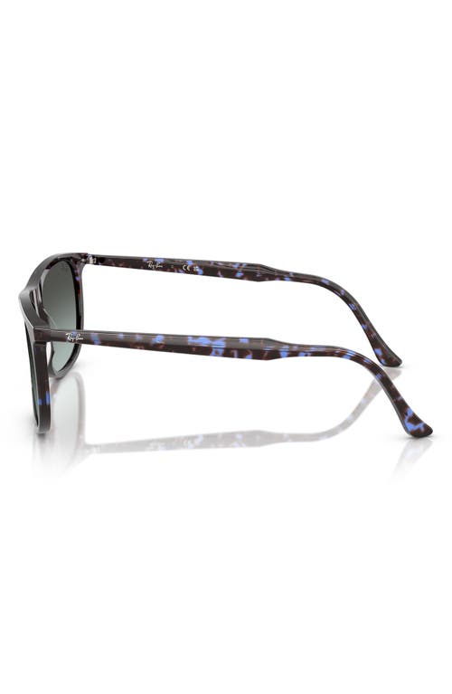 Ray Ban Ray-ban 61mm Polarized Gradient Rectangular Sunglasses In Gray