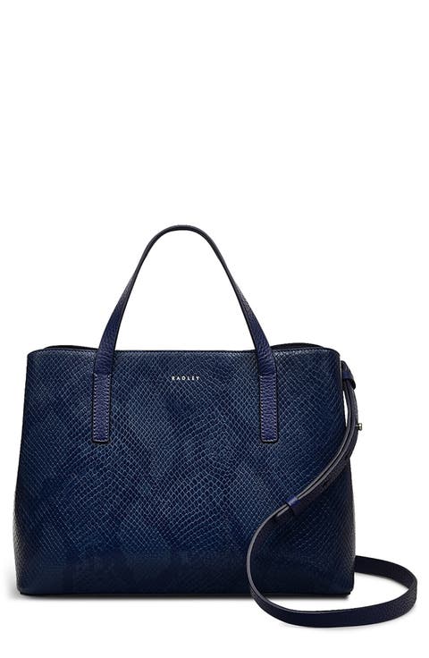 Duke's Place Snake Embossed Medium Crossbody Bag