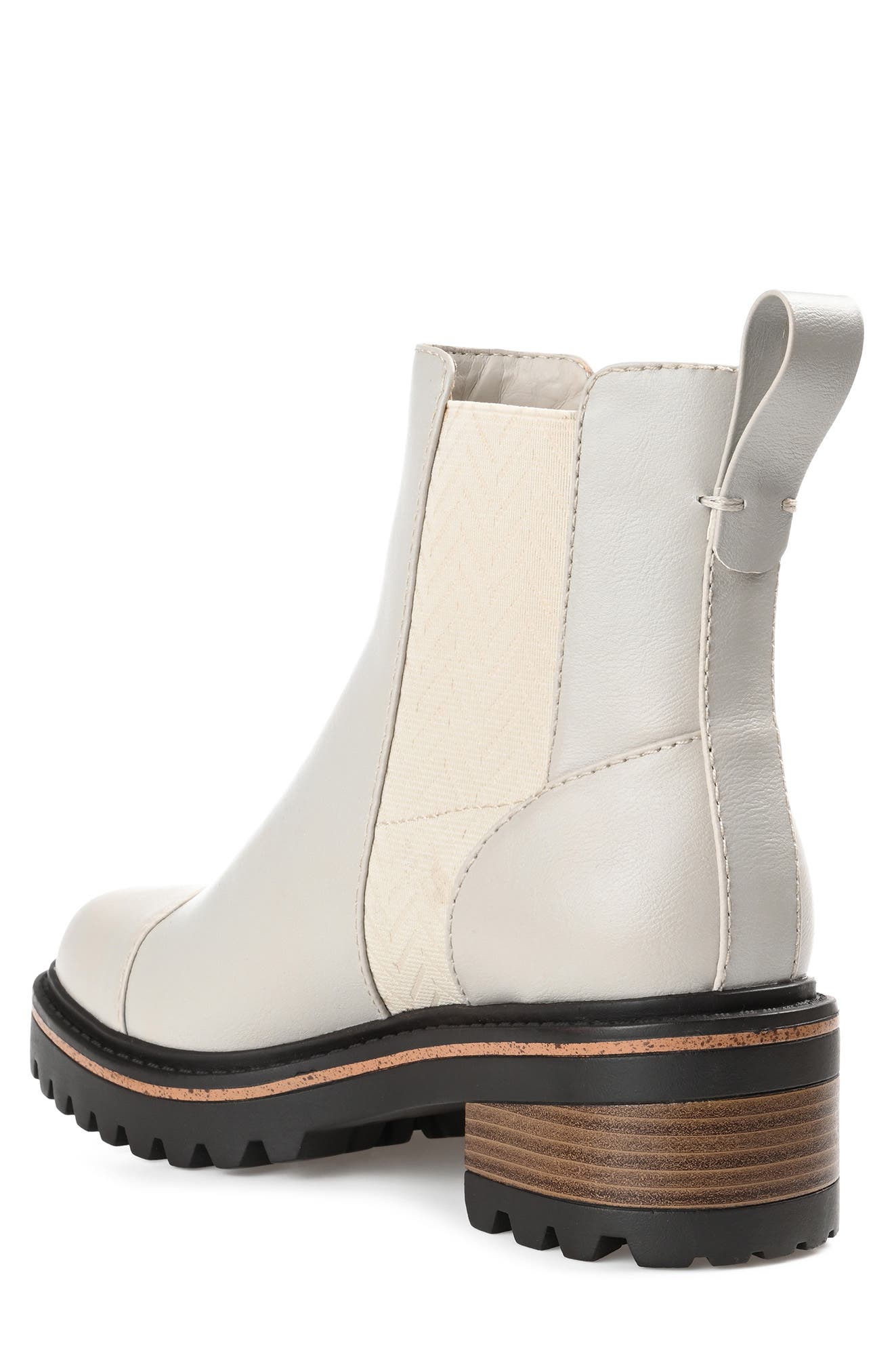 Journee Collection Journee Colleciton Mirette Lug Sole Chelsea Boot, Alternate, color, Grey