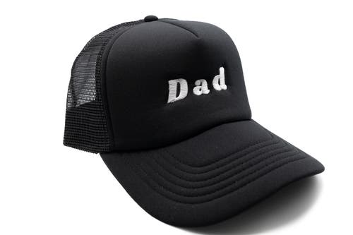 Rey To Z Dad Foam Trucker Hat In Black