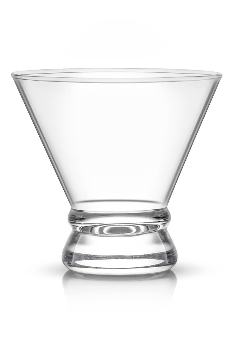 Afina Crystal Stemless Martini Glass - Set of 4, Main, color, CLEAR
