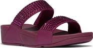 FitFlop Lulu Maxi Crystal Covered Slide Sandal