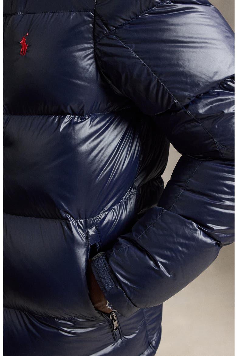 The Gorham Glossed Down Jacket, Alternate, color, NAVY GLOSS