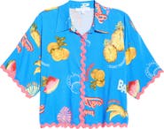 SUGARLIPS Maury Postcard Marnie Button-Up Shirt