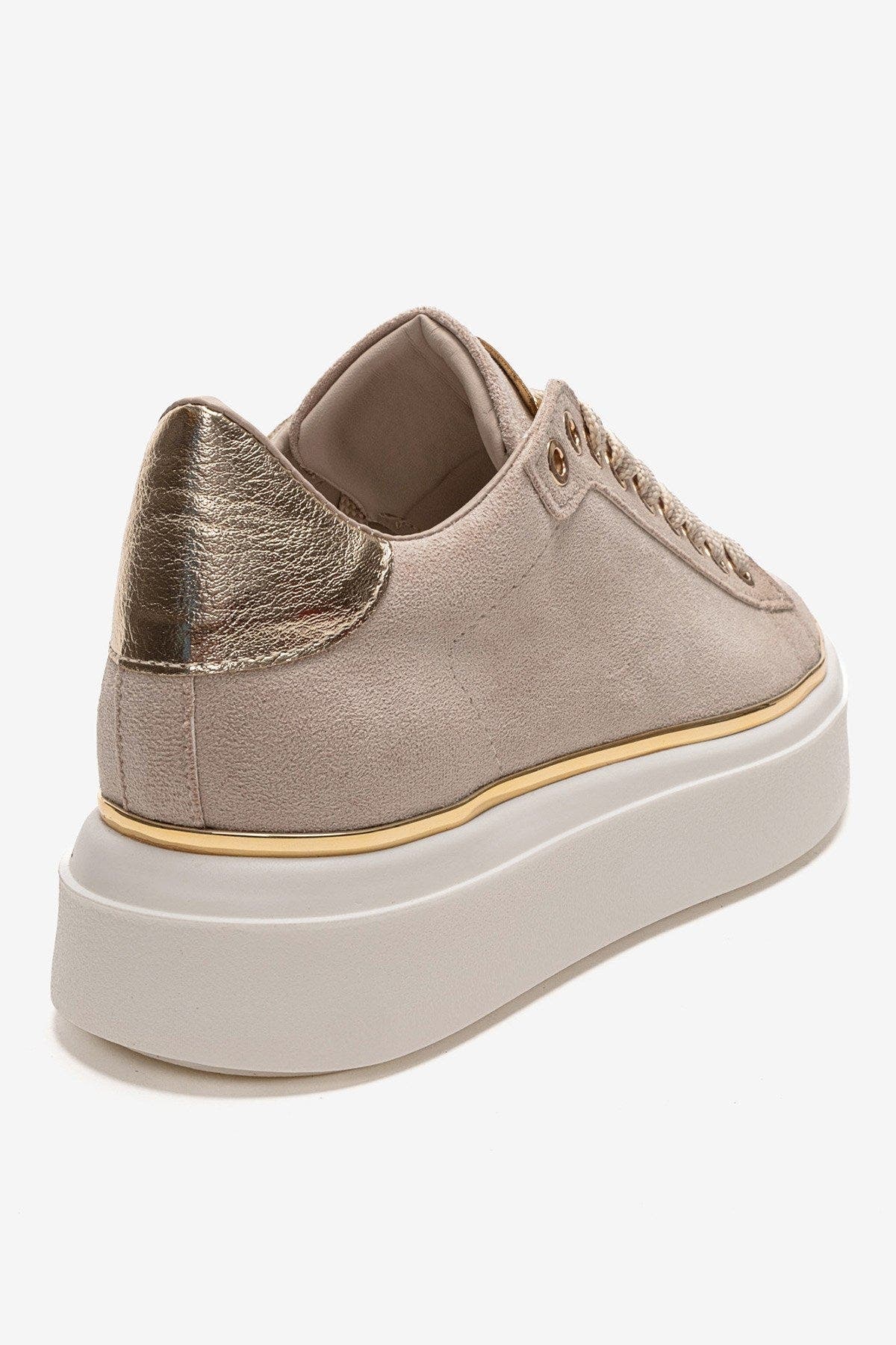 Borena Platform Sneaker, Alternate, color, Beige Suede