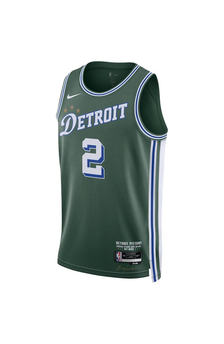 Nike Unisex Nike Cade Cunningham Green Detroit Pistons 2022/23 Swingman Jersey - City Edition, Alternate, color, 