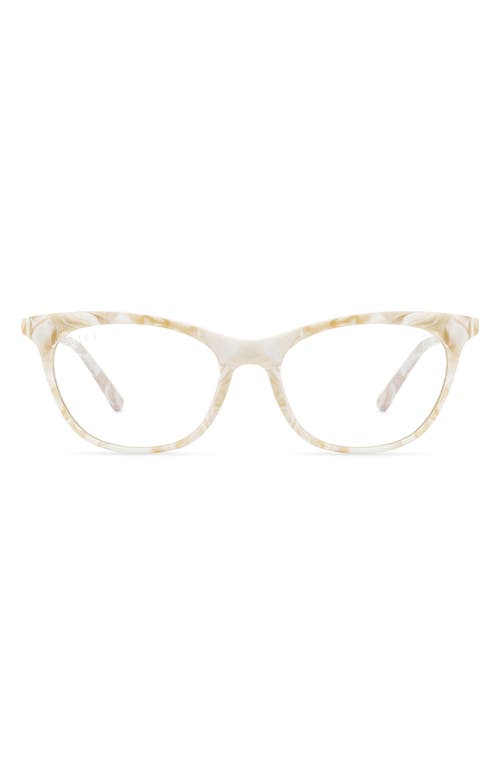 Diff Jade 51mm Blue Light Blocking Cat Eye Glasses In Neutral