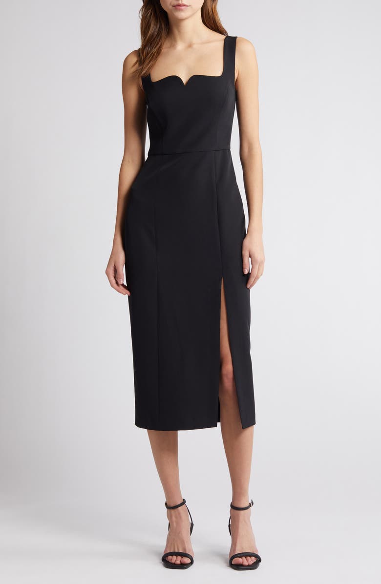 French Connection Echo Crepe Sheath Dress, Main, color, 