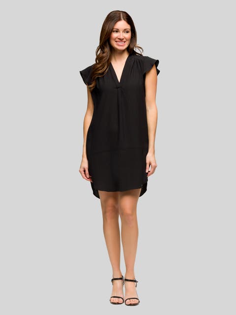 V-Neck Sleeveless Maxi Dress with Belt