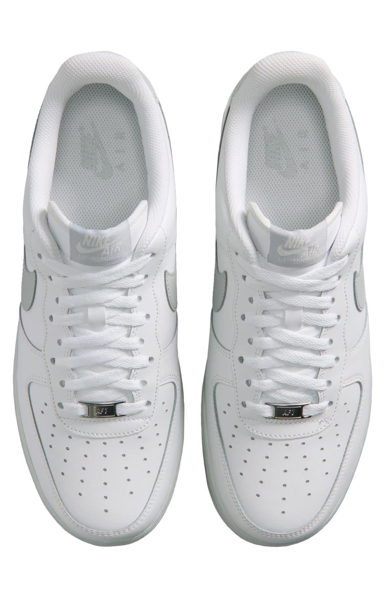 Air Force 1 '07 Basketball Sneaker, Alternate, color, SUMMIT WHITE/ STRATA GREY