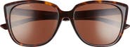 Balenciaga 57mm Square Sunglasses