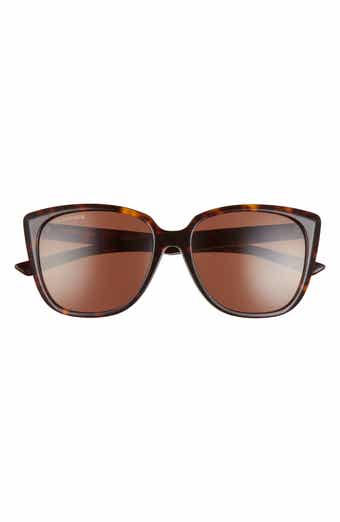 Balenciaga 57mm Square Sunglasses