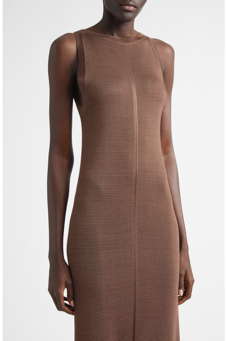 Pablo Sleeveless Maxi Dress, Alternate, color, BROWN